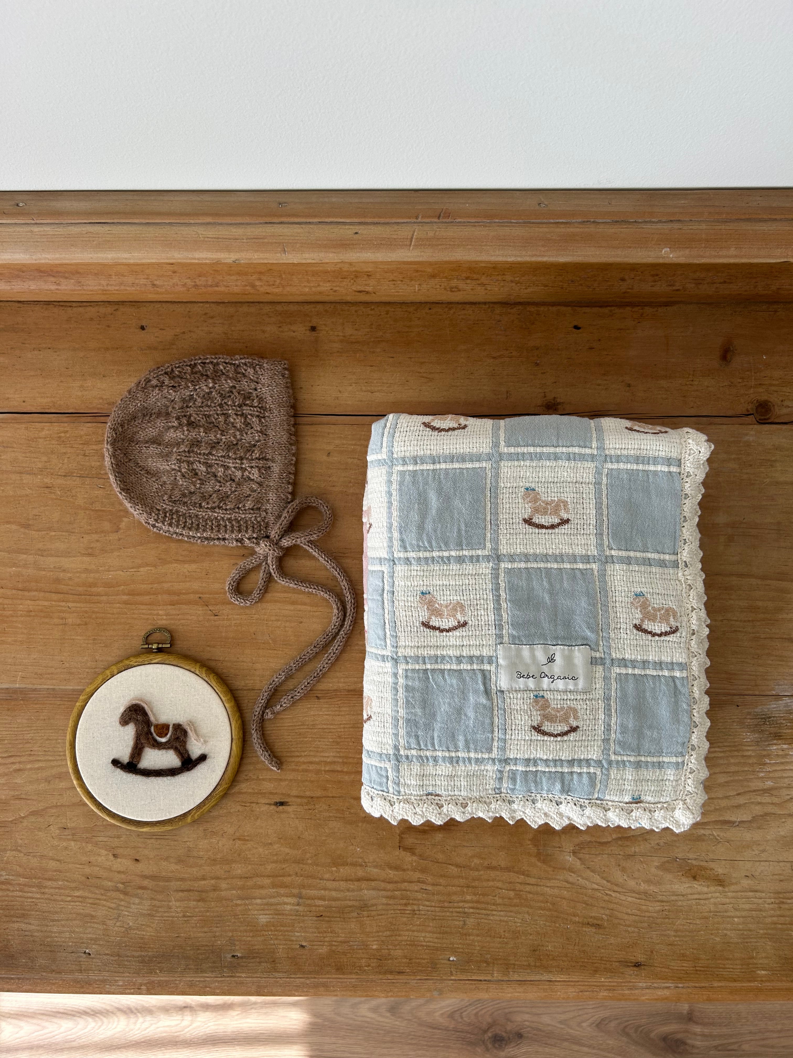 Bebe Organic Rocking Horse Blanket