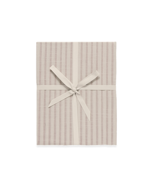 Garbo & Friends Stripe Mauve Cot Fitted Sheet