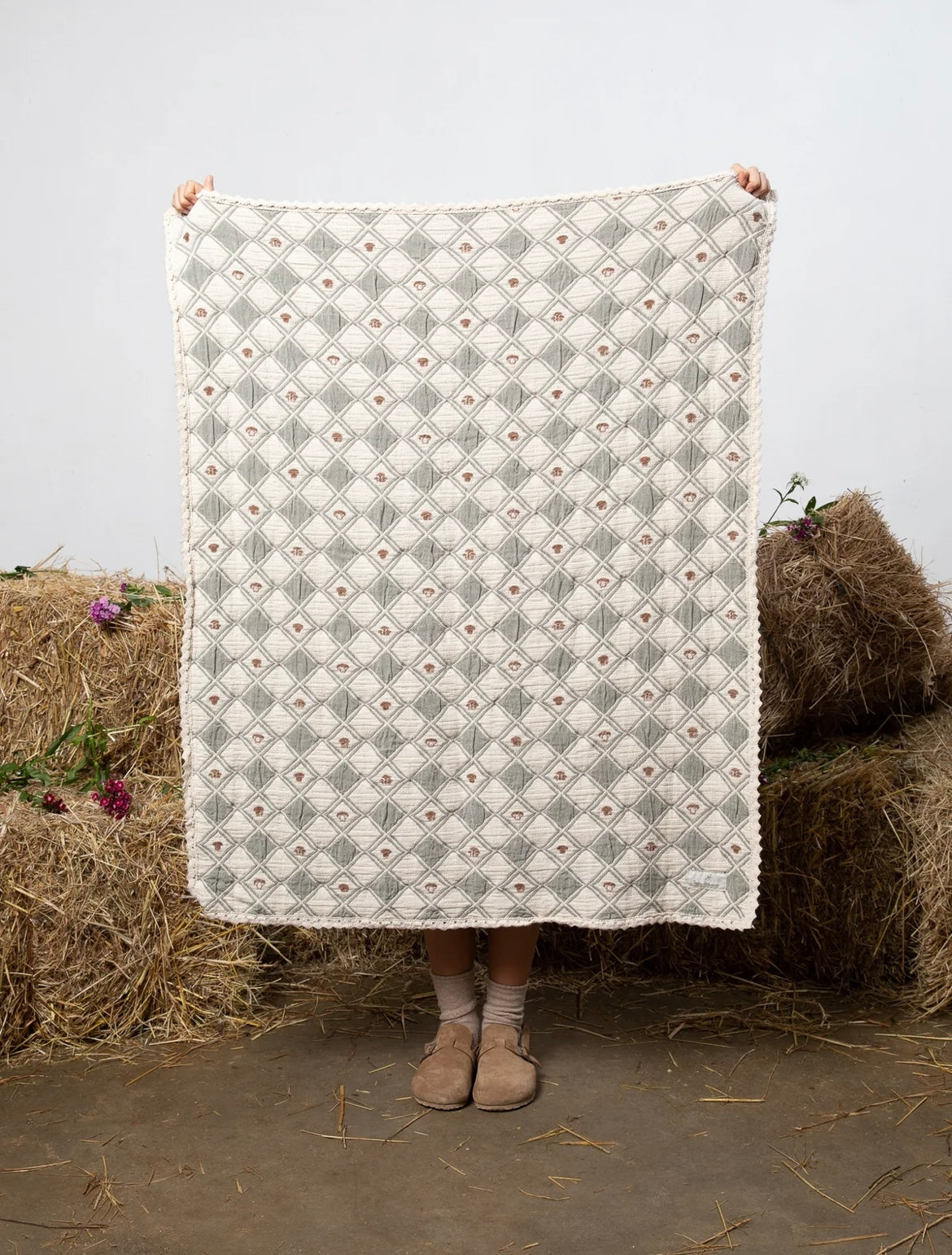 Bebe Organic Mushroom Blanket - Taupe