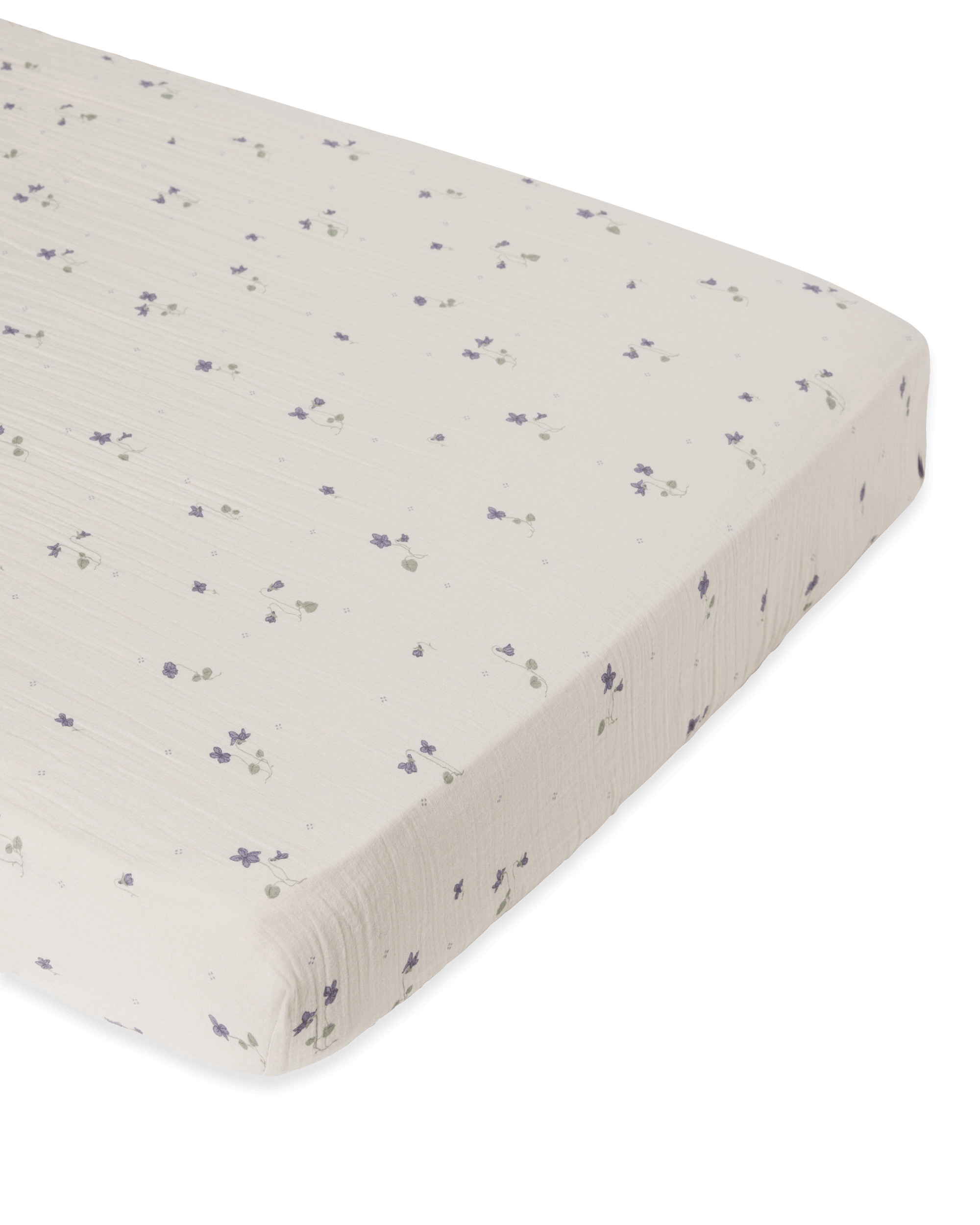 Garbo & Friends Viola Muslin Cot Fitted Sheet