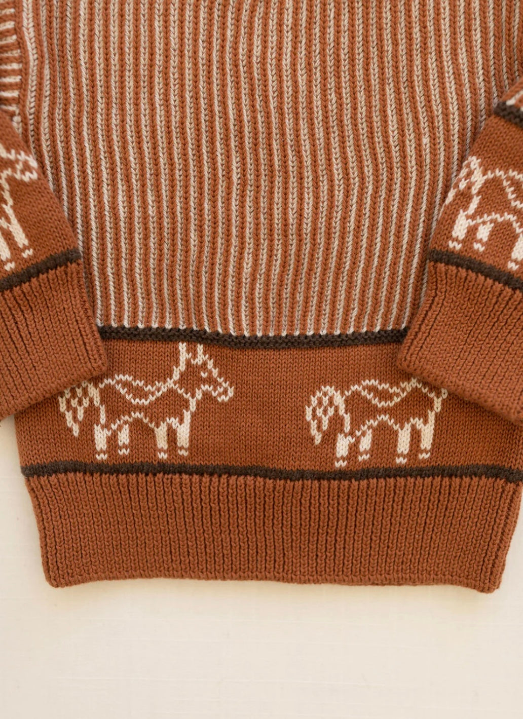 New Grain Sweater - Hazelnut Pony