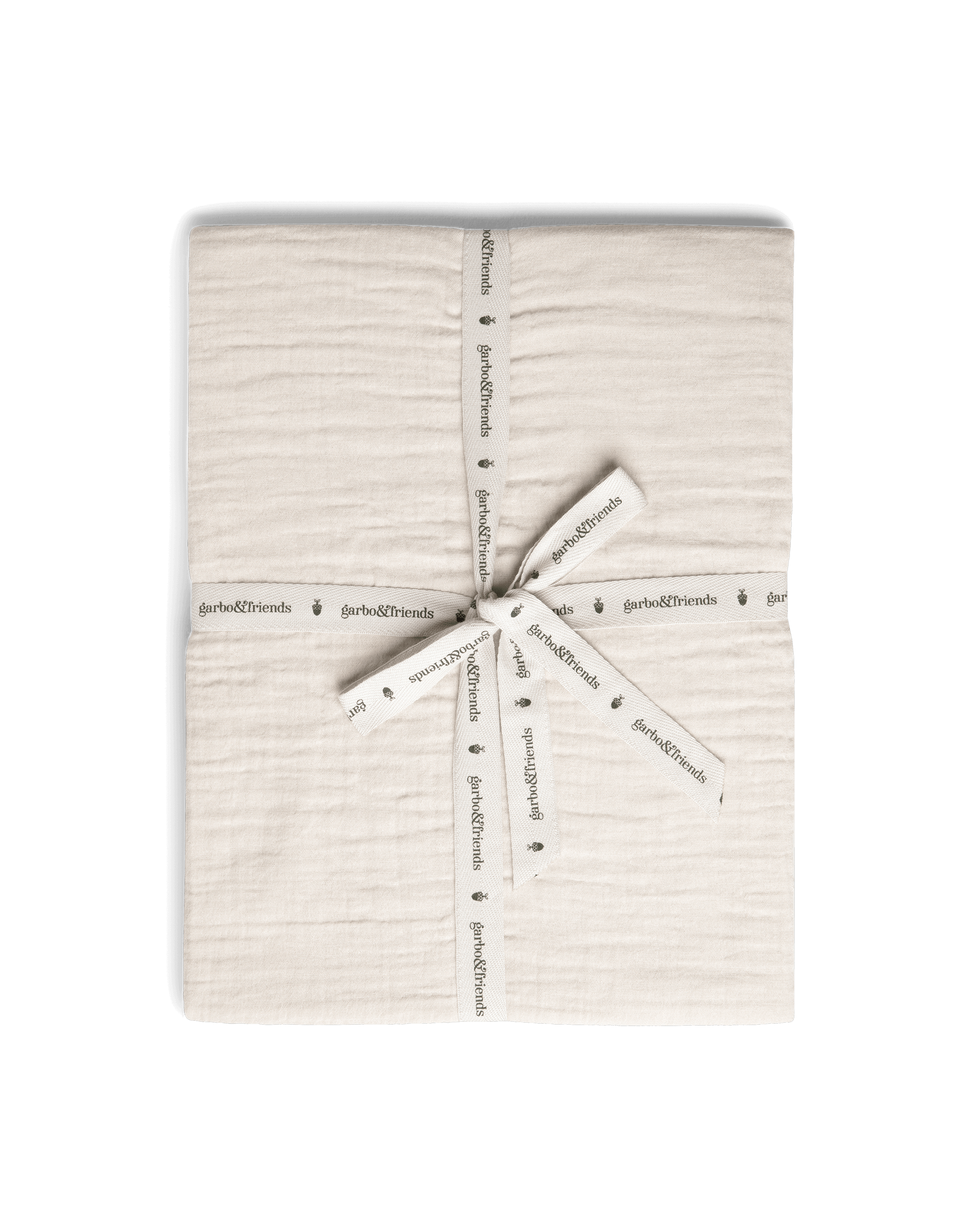Garbo & Friends Eggshell Muslin Cot Fitted Sheet