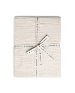 Garbo & Friends Eggshell Muslin Cot Fitted Sheet