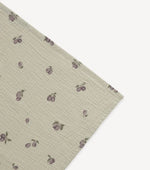 Garbo & Friends Prune Green Muslin Swaddle Blanket