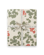 Garbo & Friends Pelargonium Muslin Cot Fitted Sheet