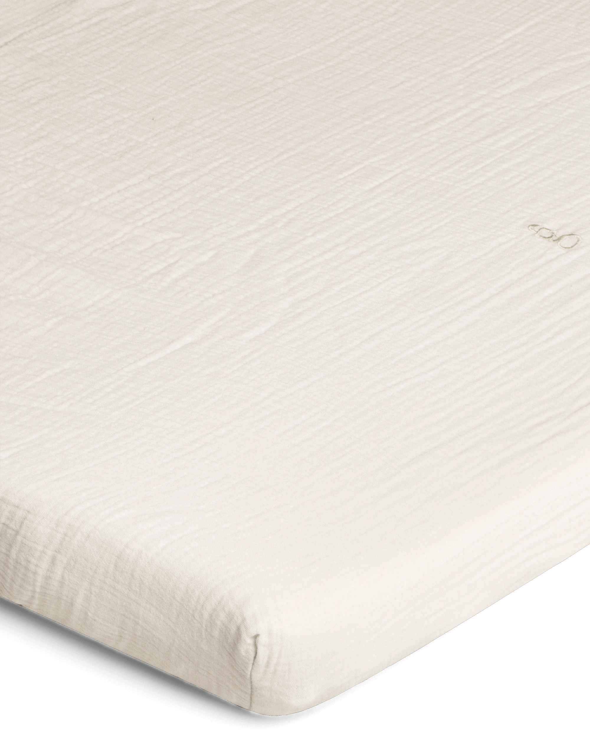 Garbo & Friends Eggshell Muslin Cot Fitted Sheet
