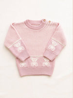 New Grain Sweater - Milk and Petal Teddy