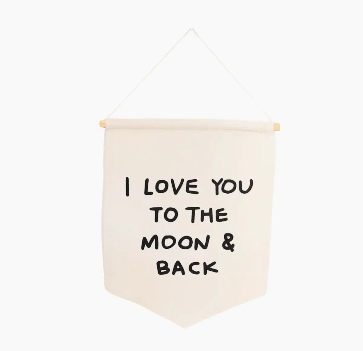 Imani Collective - I Love You To The Moon And Back Hang Sign