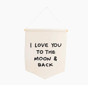 Imani Collective - I Love You To The Moon And Back Hang Sign