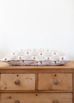 New Grain Patchwork Pillowcase - Teddy