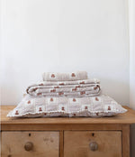 New Grain Patchwork Twin Blanket - Teddy