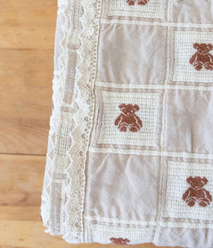 New Grain Patchwork Twin Blanket - Teddy