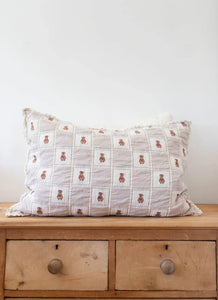 New Grain Patchwork Pillowcase - Teddy