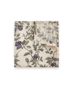 Garbo & Friends Plum Muslin Swaddle Blanket